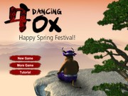 Бык танцует на празднике весны