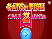 Цирковой кот и рыбка