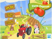 Экспресс трактор на ферме