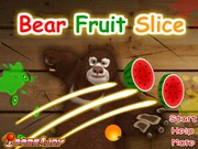 Фруктовый ниндзя: Медведь режет фрукты
