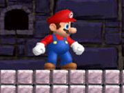 Герой Марио в подземелье