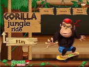 Гонка гориллы в джунглях