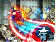 Капитан Америка в Лего городе