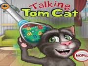 Лечим ухо Говорящему коту Тому
