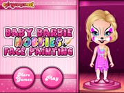 Малышка Барби: Раскрашиваем лицо