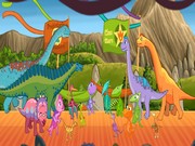 Поезд динозавров: Церемония открытия парка