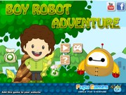 Приключения робота и мальчика в лесу