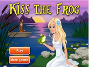 Принцесса целует зеленую лягушку