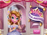 Принцесса София делает реальный макияж