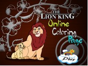 Раскраска: Король Лев с друзьями