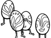 Раскраска Хранители Снов: Пасхальные Яйца