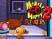 Счастливая обезьянка и лифт 2