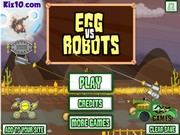 Стрелялка: Яйца против роботов