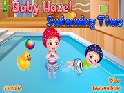 Хейзел: Урок плавания в бассейне