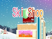Зимний магазин для лыжников