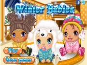 Зимний наряд для малышек